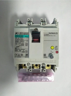 富士漏电断路器EW50EAG 50A   EW32EAG 3P032B  32A 20A15A10A