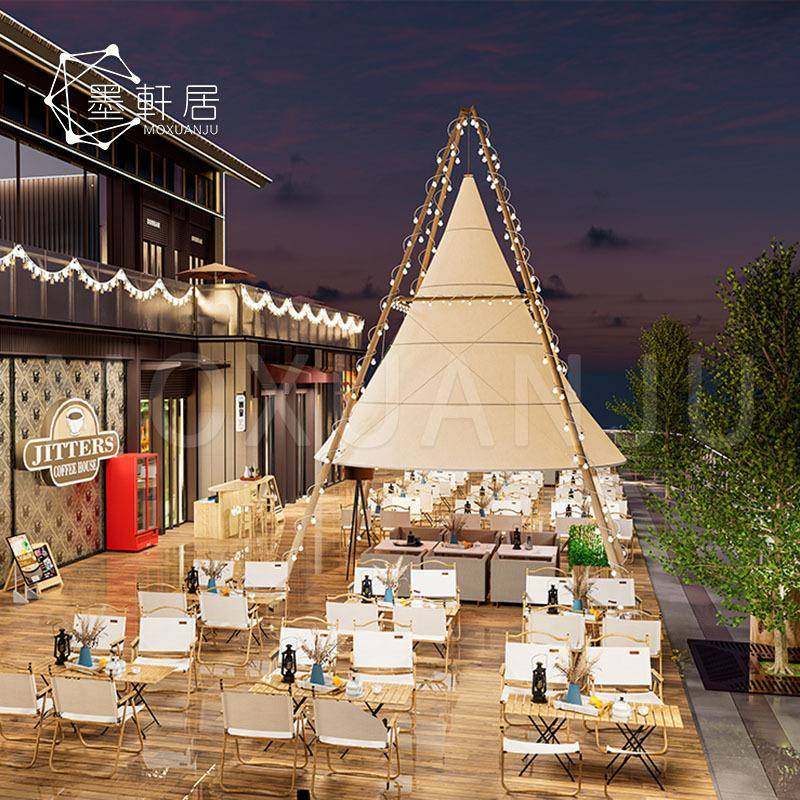 户外锥形竹节灯笼帐篷露营餐厅吊笼营地派对遮阳金字塔酒店帐篷,商业/办公家具,广告帐篷/门头篷,淘宝优惠券,粉丝福利购,淘宝优惠卷