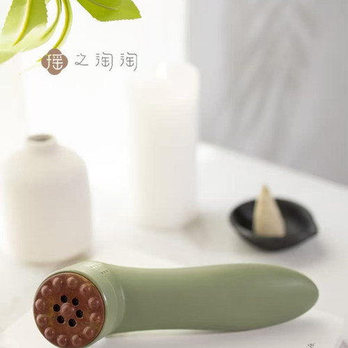 瑶之淘淘●面部桃花灸●艾柱明火灸桃花灸面部美容5年陈艾