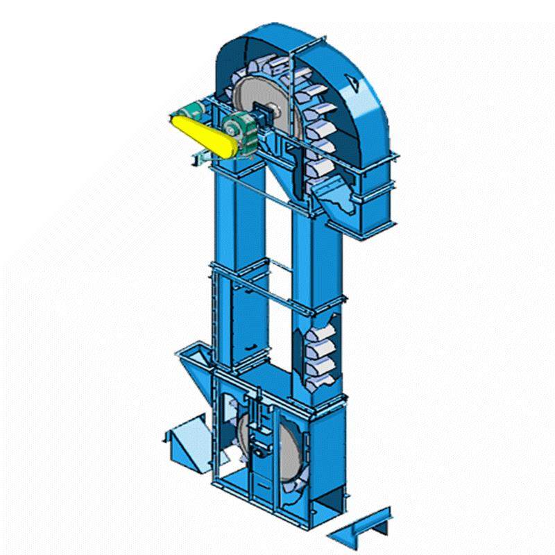 NE板链式提升机链条|建材/化工颗粒食品医药物料斗式输送出口专用