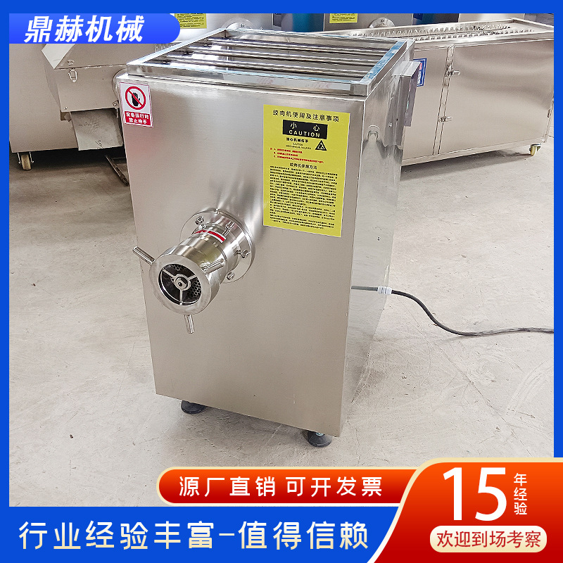 糯米饭葱姜冻肉鲜肉绞肉机 不锈钢碎肉机 大型商用绞肉机碎肉机