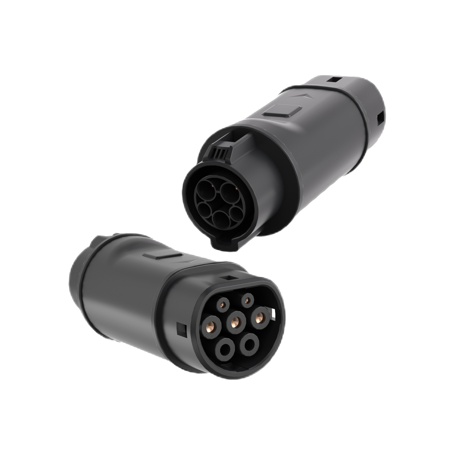 新能源车充电桩转换头便携式TYPE2国美欧特斯拉交流充电枪配件