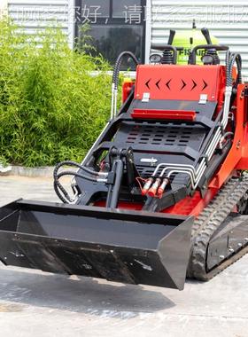 室内破915拆多功能copact sk滑id steer loader3度60原地转弯移m