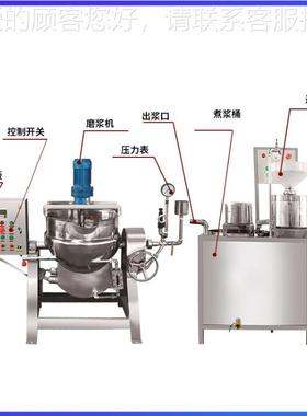 豆腐机商全自动 不锈钢用豆用腐机供应设商 BPU自动豆商制品机械