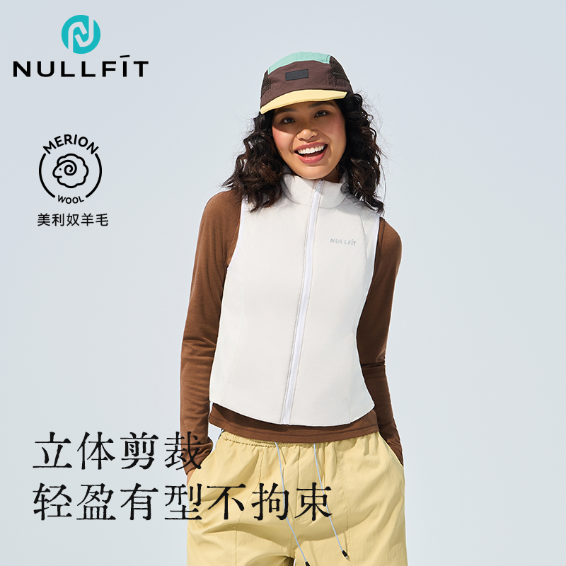 可机洗美利奴羊毛保暖马甲女秋冬