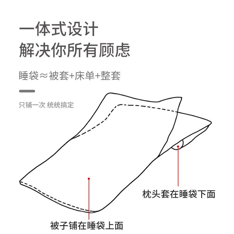 火车卧铺一次性睡袋旅行隔脏硬卧单人三件套户Q外旅游成人出差酒