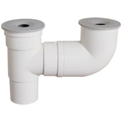 阳台卫生间50PVCn三通四通排水管内插式75PVC下水管多用型接头