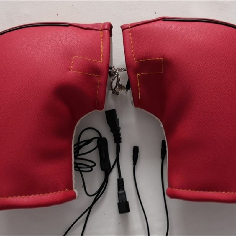 冬季充电电动车电热手套电热把套电加热电暖把套手套12v48Vv60v72