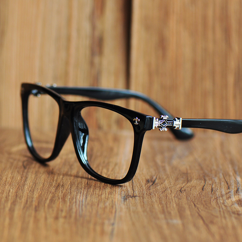 新款韩版眼镜框 无镜片潮人男女A复古眼镜架眼睛平光镜 黑框架眼