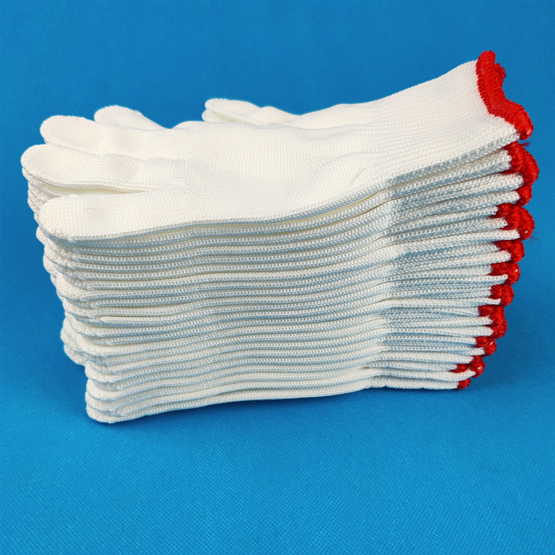 线手套棉线耐磨劳保手套加厚尼龙手套工地防护Q白手套干活劳动手