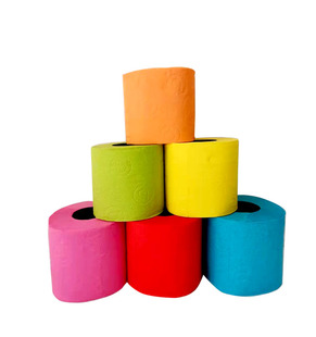 Renova瑞诺瓦彩色卷纸可溶水黑色卷筒纸水融厕纸檀香卫生纸餐巾纸