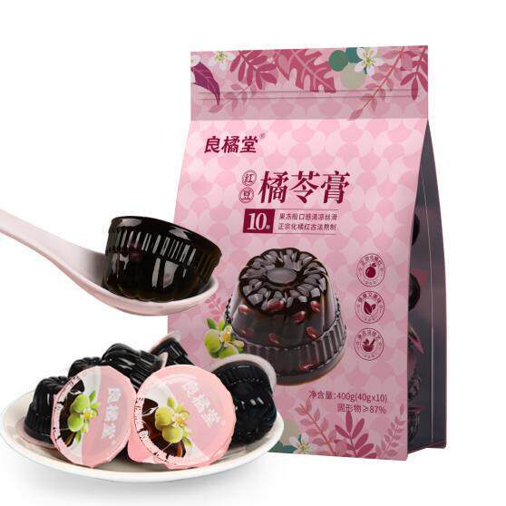 良橘堂正宗化州橘红豆橘苓膏0脂草本零食下午茶甜品健康休闲零食