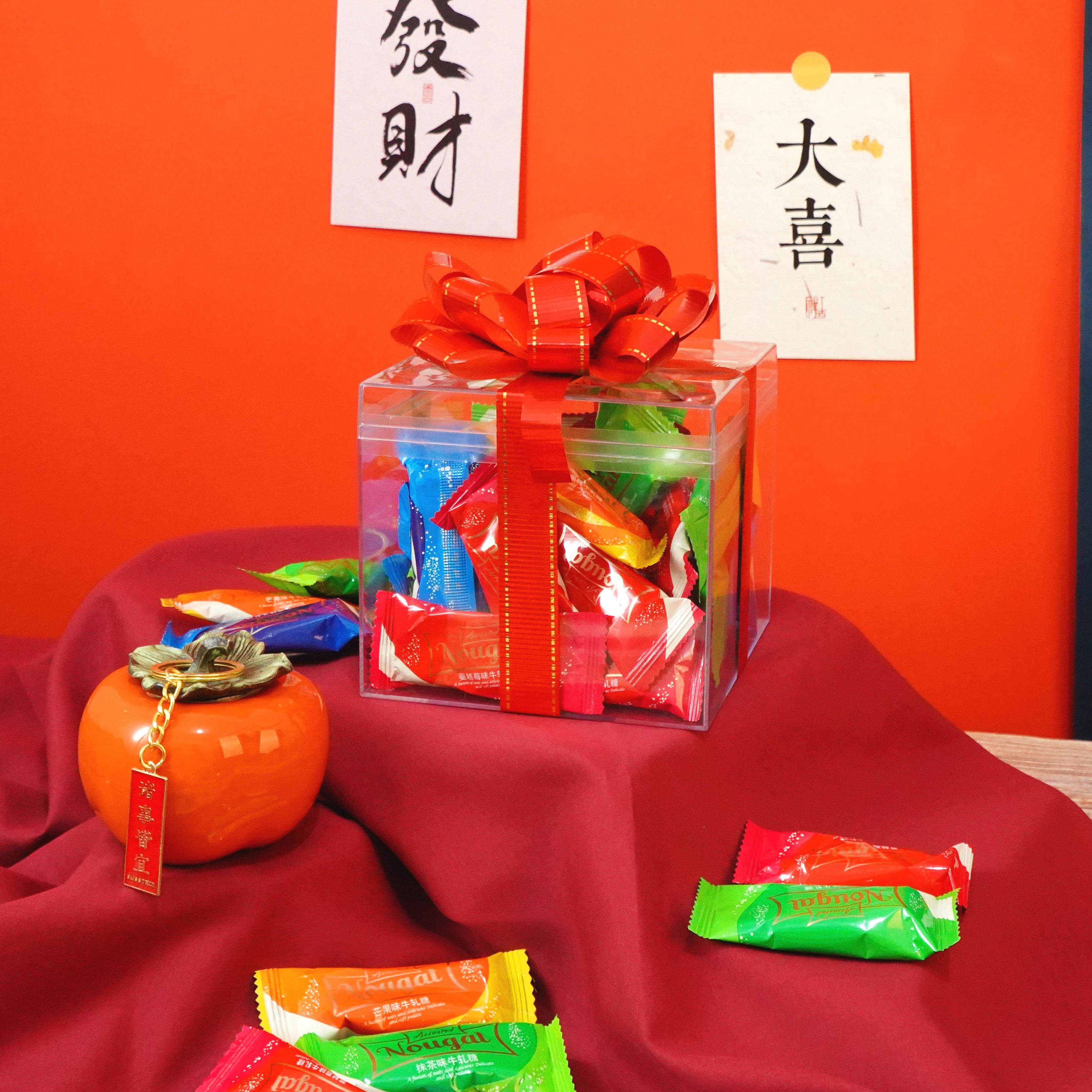 金斯泊品牌糖果盒蝴蝶结丝带款精美小礼盒喜糖婚庆送礼年货伴手礼