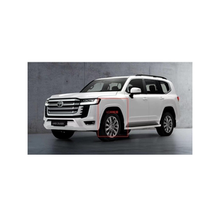 适配于丰田兰德酷路泽LC300前轮轮眉 车轮外延 叶子板护板 防擦条