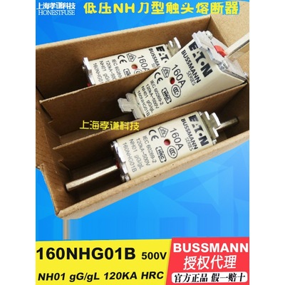 bussmann熔断器160NHG01B 160A-125A-100A-80A-63A-50A-40A 500V