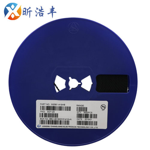 贴片三极管2.3A SI2301 A1SHB SOT-23 P沟道MOS场效应管丝印A1SHB