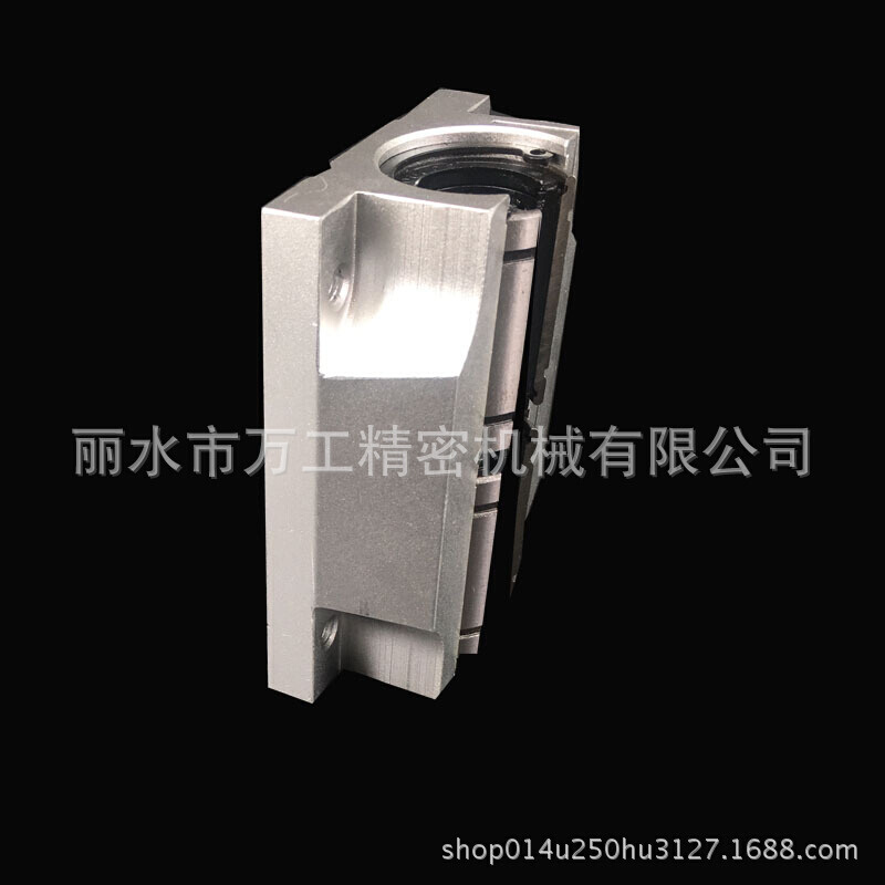 TBR滑块直线轴承滑块 加长直线法兰轴承电镀直线铝滑块TBR20 25UU