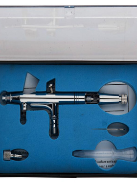 供应上壶0.5ml无料杯0.25mm口径风量可调节美甲双动喷笔 TD-201