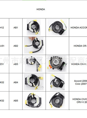 77900-SNA-K52  77900-SDA-Y21  77900-SDA-Y31  77900-TA0-H21