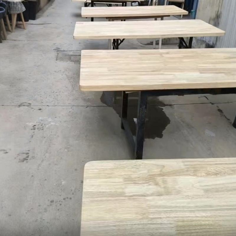 美术工作台 美术教师桌 橡木板 厚4cm 金属支架40*40mm方管 美术