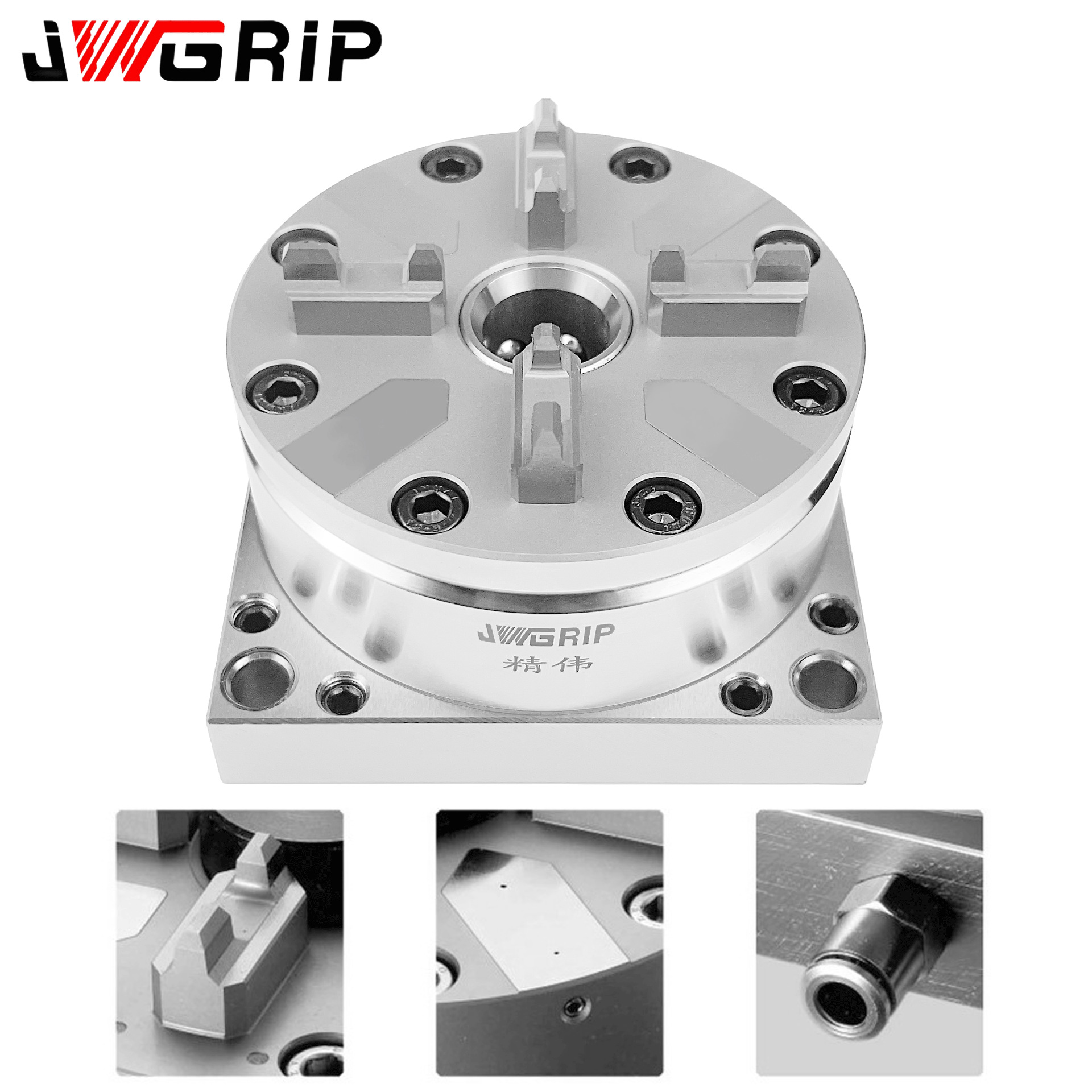 工厂现货EROWA气动卡盘D100型治具CNC/EDM不锈钢夹头车床工装夹具