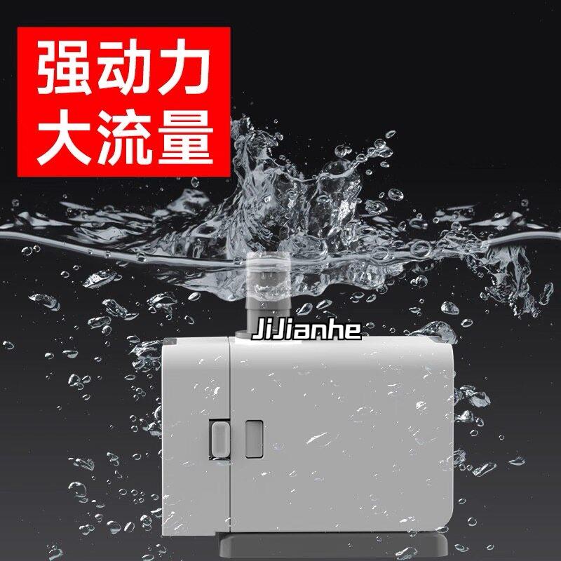 养鱼超静音污水鱼缸抽水泵小型家用过滤循环水帮浦吸粪养鱼换水泵