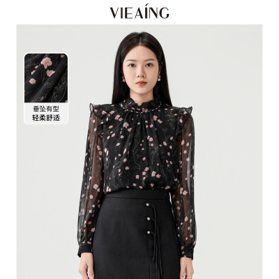 VIEA.ING薇迎商场同款法式衬衫