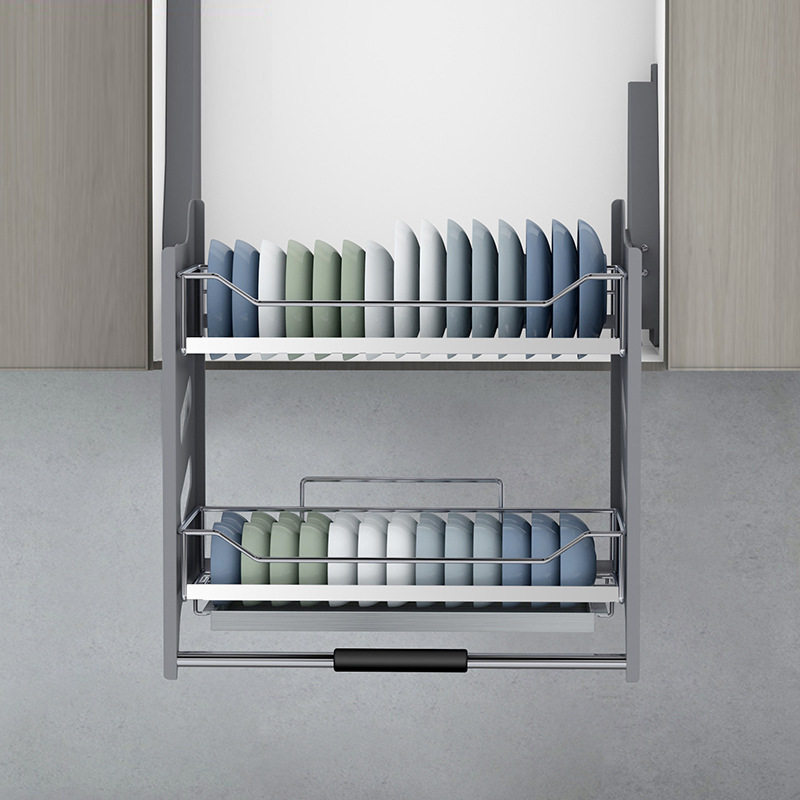 厨房吊柜304升降碗碟拉篮橱柜上下缓冲开门式下拉式厨柜碗篮工厂,鲜花速递/花卉仿真/绿植园艺,其它园艺用品,淘宝优惠券,粉丝福利购,淘宝优惠卷