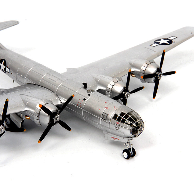 1:144特尔博B29飞机模型合金轰炸机超级空中堡垒成品摆件航模