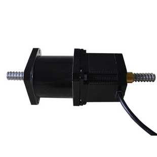 直線電機(jī) 精密滾珠絲桿步進(jìn)電機(jī) nema23 34貫通式 雙出軸靜音馬達(dá)