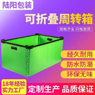 折叠式 厂家PP塑料中空板周转箱防静电骨架箱 塑料瓦楞板水果纸箱