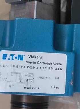 供应伊顿威格仕盖板式节流阀CVU-16-EFP1-B29-19-31-EN116