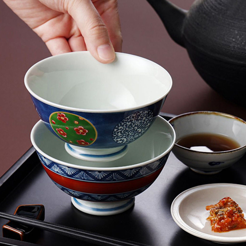 日本进口波佐见烧染锦系列米饭碗家用瓷器清秀长方盘复古轻量瓷碗,橡塑材料及制品,其他塑料制品,淘宝优惠券,粉丝福利购,淘宝优惠卷