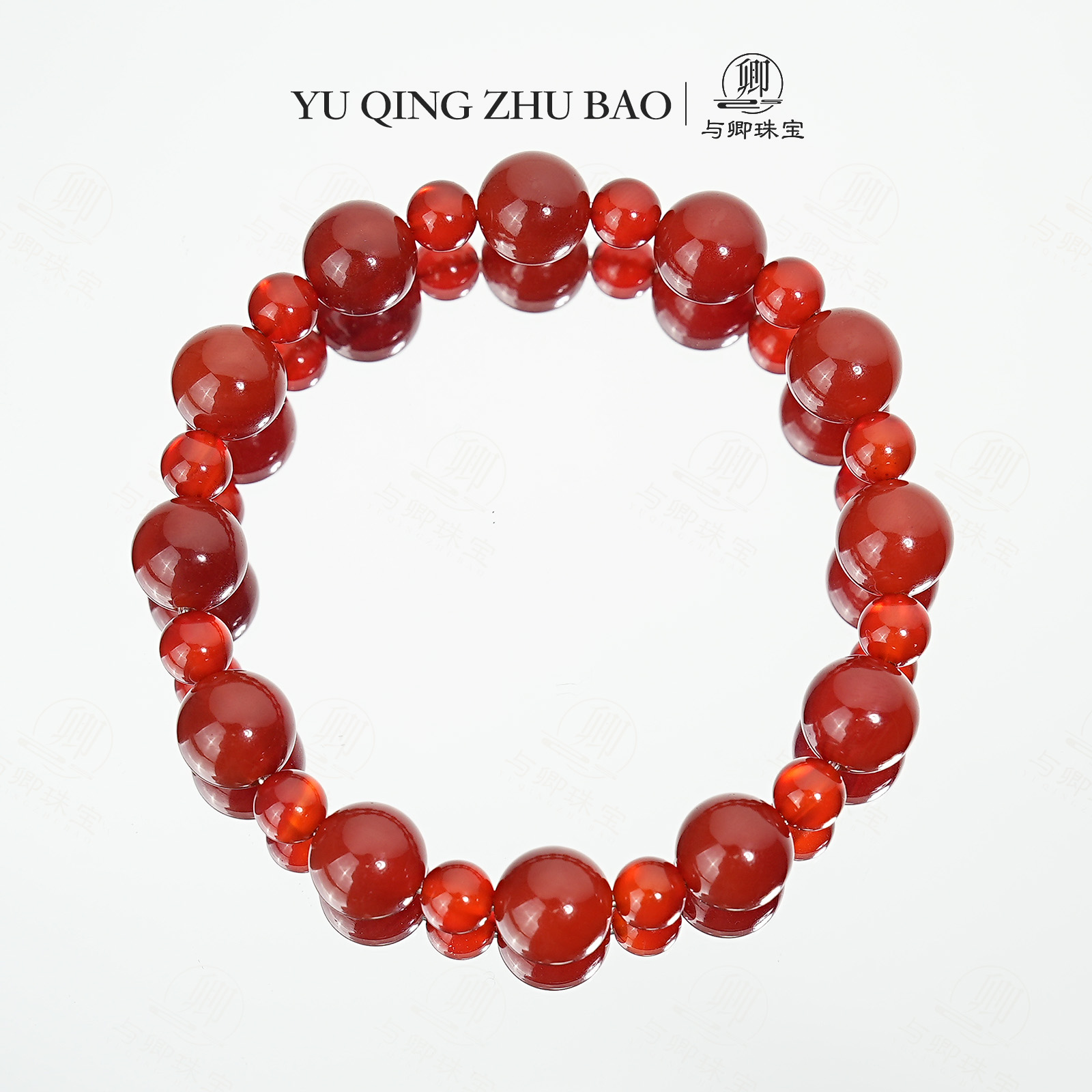 【探玄珠】与卿珠宝露思同款天然10m红玛瑙6m红玛瑙手串本命年
