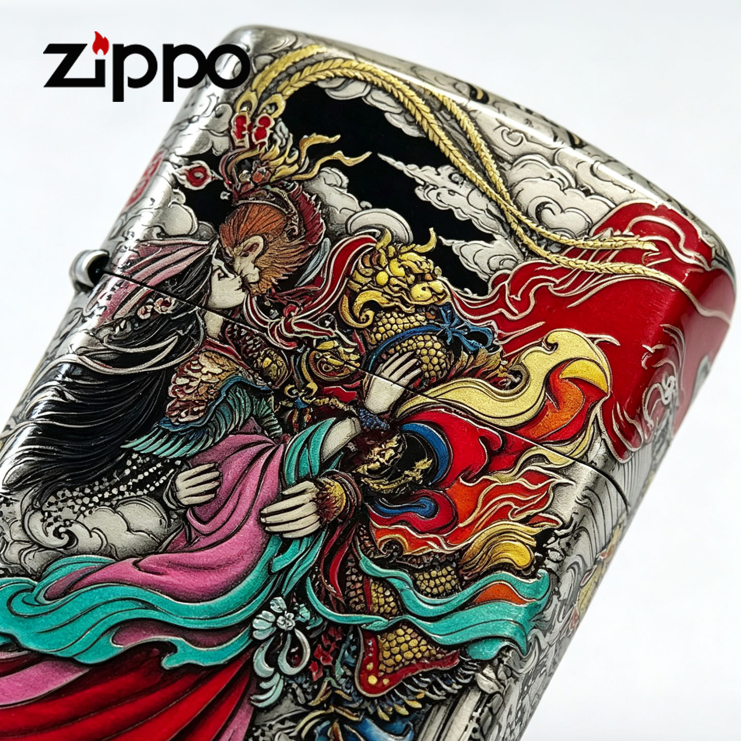 正品Zippo防风煤油打火机送男友