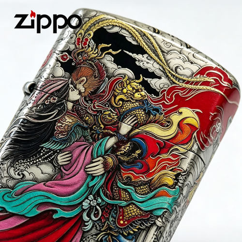 正品Zippo防风煤油打火机送男友