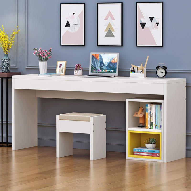 办公电脑桌儿童学习桌窄桌卧室学生家用小型长条桌床边桌书桌简约