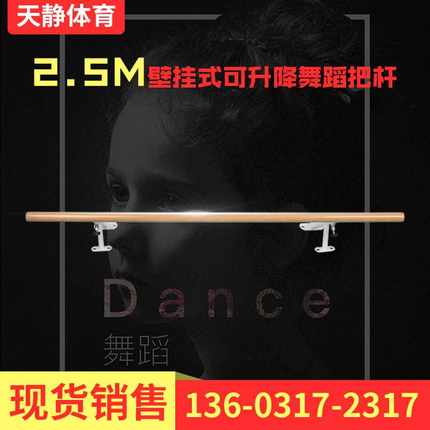 壁挂式家用专业升降式舞蹈房把杆学校专用压腿杆体育健身器材用品