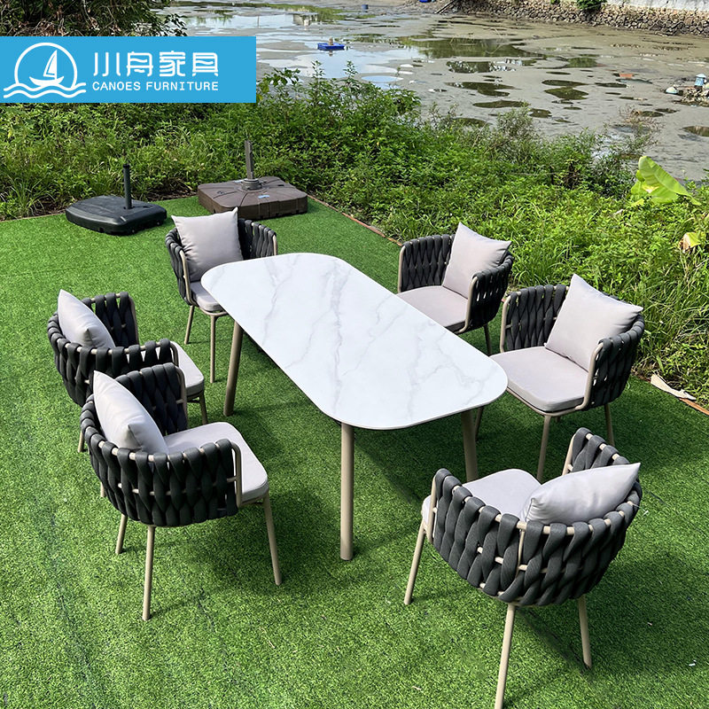 户外天台桌椅室外庭院绳编椅子花园露天休闲防水防晒藤椅茶几组合,模玩/动漫/周边/娃圈三坑/桌游,文化/体育周边,淘宝优惠券,粉丝福利购,淘宝优惠卷