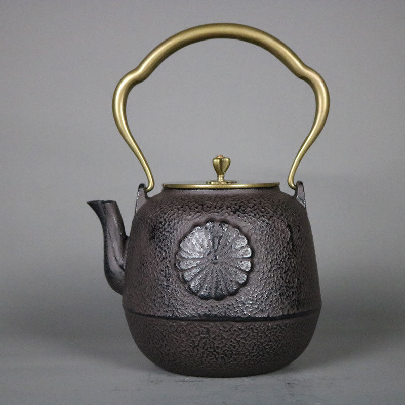 铁壶铸铁壶泡茶壶专用烧水壶茶壶日本茶具家用煮茶水器 铜盖铜把,模玩/动漫/周边/娃圈三坑/桌游,文化/体育周边,淘宝优惠券,粉丝福利购,淘宝优惠卷