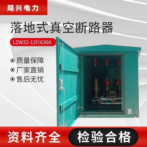 落地式真空开关户外高压真空断路器ZW32-12FG/630A落地式分界开关