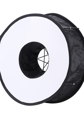 46cm 易折叠 闪光灯环形柔光箱 微距 柔光罩 D2921