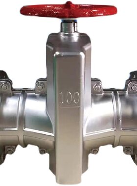 轩诚 阀门 直销 GJ41F46 衬氟 管夹阀