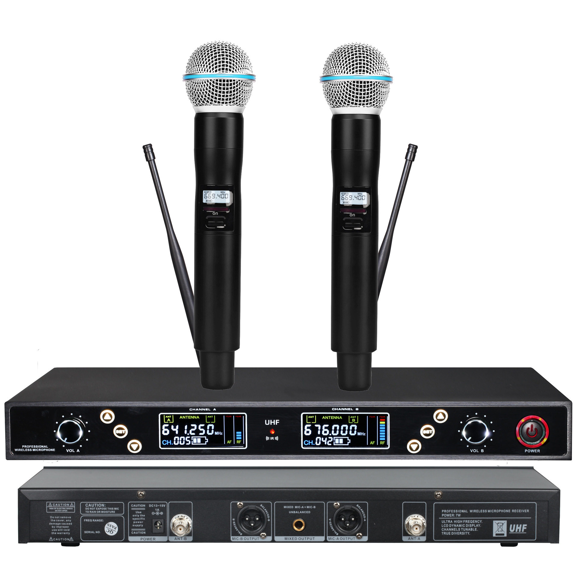 KTV U段红外对频高端舞台无线一拖二麦克风话筒 领夹头戴会议,电子元器件市场,电线扎带/束线带,淘宝优惠券,粉丝福利购,淘宝优惠卷