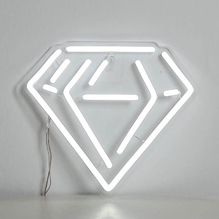 亿角工厂店铺装饰批发柔性霓虹灯条 柔性led灯条字图案