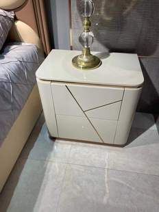 床储物床头柜直供 法式 2022新款 双人床现代简约1.8m主卧小户型意式