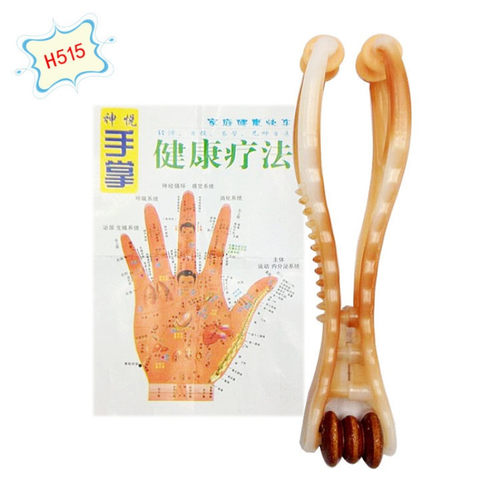 515十元店淘宝热卖 手指夹按摩器 手 指穴位按摩捶滚轮按摩器