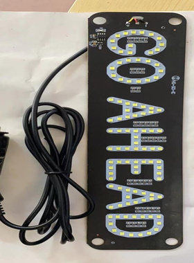 TAXI taxi 个性 GO AHEAD 广告灯 标识灯