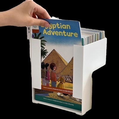 raz绘本收纳盒儿童分级阅读桌面小书架整理神器图书置物架长方形