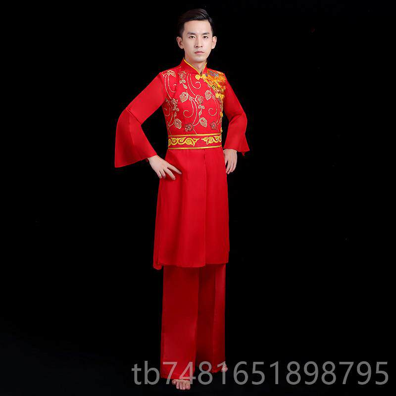 正品鼓服出打服女新款中国风腰鼓队喜庆广场舞舞蹈服装演族表演服